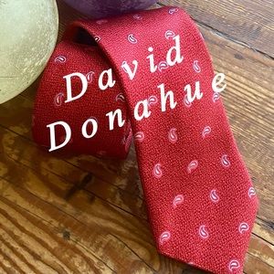 David Donahue 100% Silk Tie